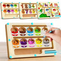 Magnetic Color Wooden Dinosaur & Ice Cream Magnetic Maze Puzzle